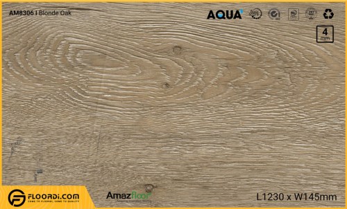 Sàn nhựa Am8306 Blonde Oak - Công Ty Cổ Phần Floordi